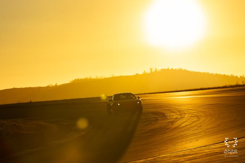 Driving into the sunset